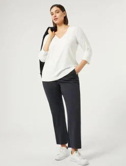 T-Shirt aus Stretchjersey