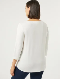 T-Shirt aus Stretchjersey