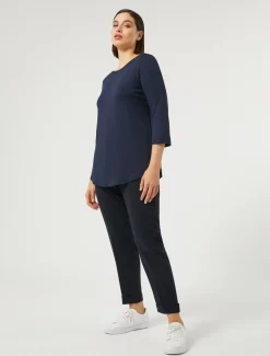 T-Shirt aus Stretchjersey