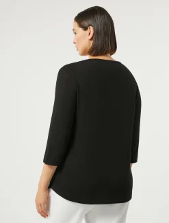 T-Shirt aus Stretchjersey