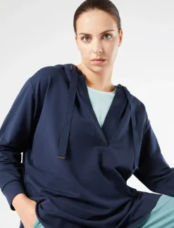 T-Shirt aus Stretch-Viskose-Jersey