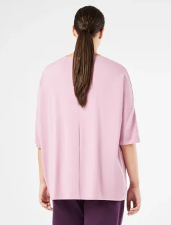 T-Shirt aus Stretch-Viskose-Jersey