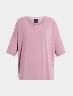 T-Shirt aus Stretch-Viskose-Jersey