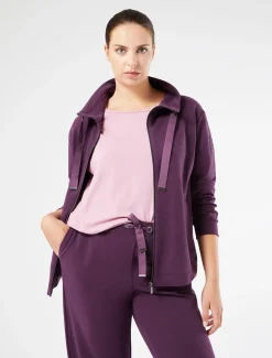 T-Shirt aus Stretch-Viskose-Jersey