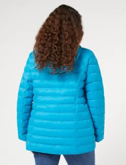 Wattierte Jacke aus wasserabweisendem Nyloncanvas