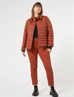 Wattierte Jacke aus wasserabweisendem Nyloncanvas