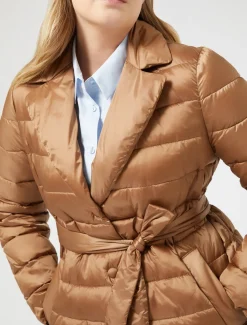 Wattierte Jacke aus wasserabweisendem Nyloncanvas