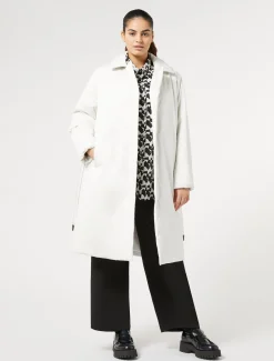 Wattierter Mantel aus wasserabweisendem Satin