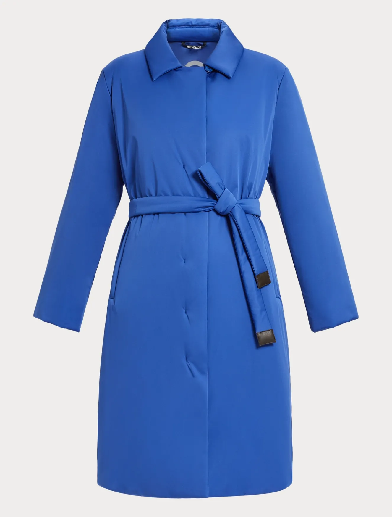 Wattierter Mantel aus wasserabweisendem Satin