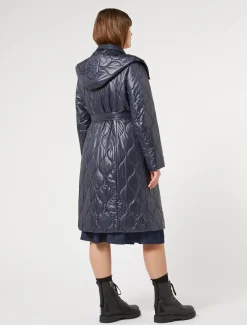 Wattierter Regenmantel