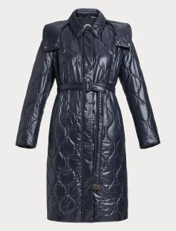 Wattierter Regenmantel