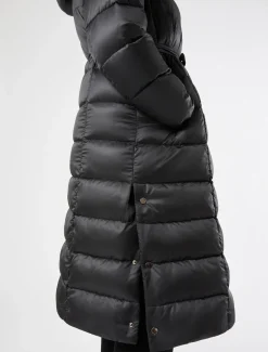 Wendbare Daunenjacke aus wasserabweisendem Satin