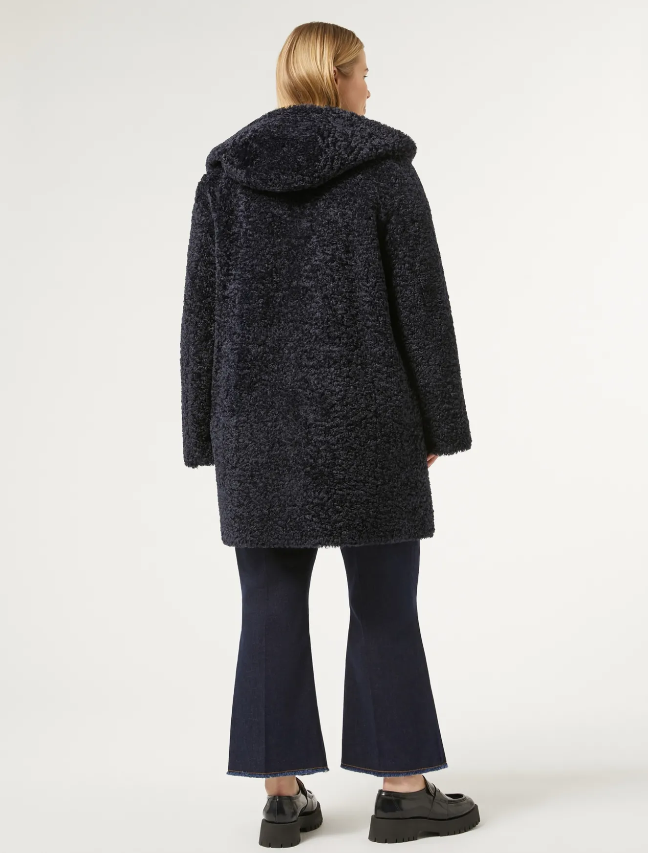 Wendbare Jacke in Lammfell-Optik