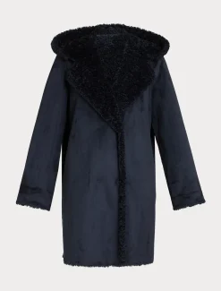 Wendbare Jacke in Lammfell-Optik