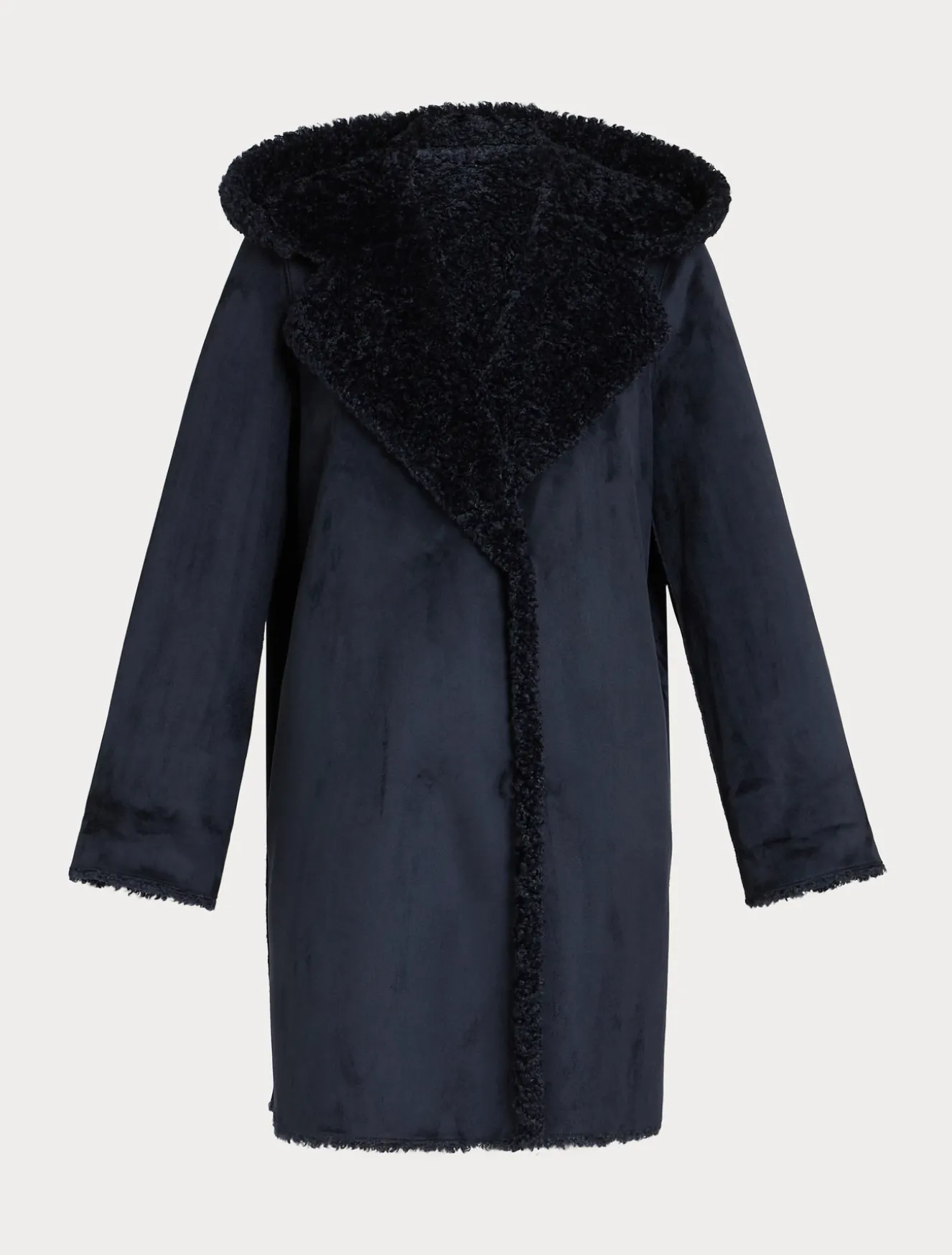 Wendbare Jacke in Lammfell-Optik