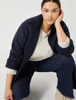 Winterjacke aus doppeltem Wollgewebe