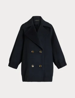 Winterjacke aus doppeltem Wollgewebe