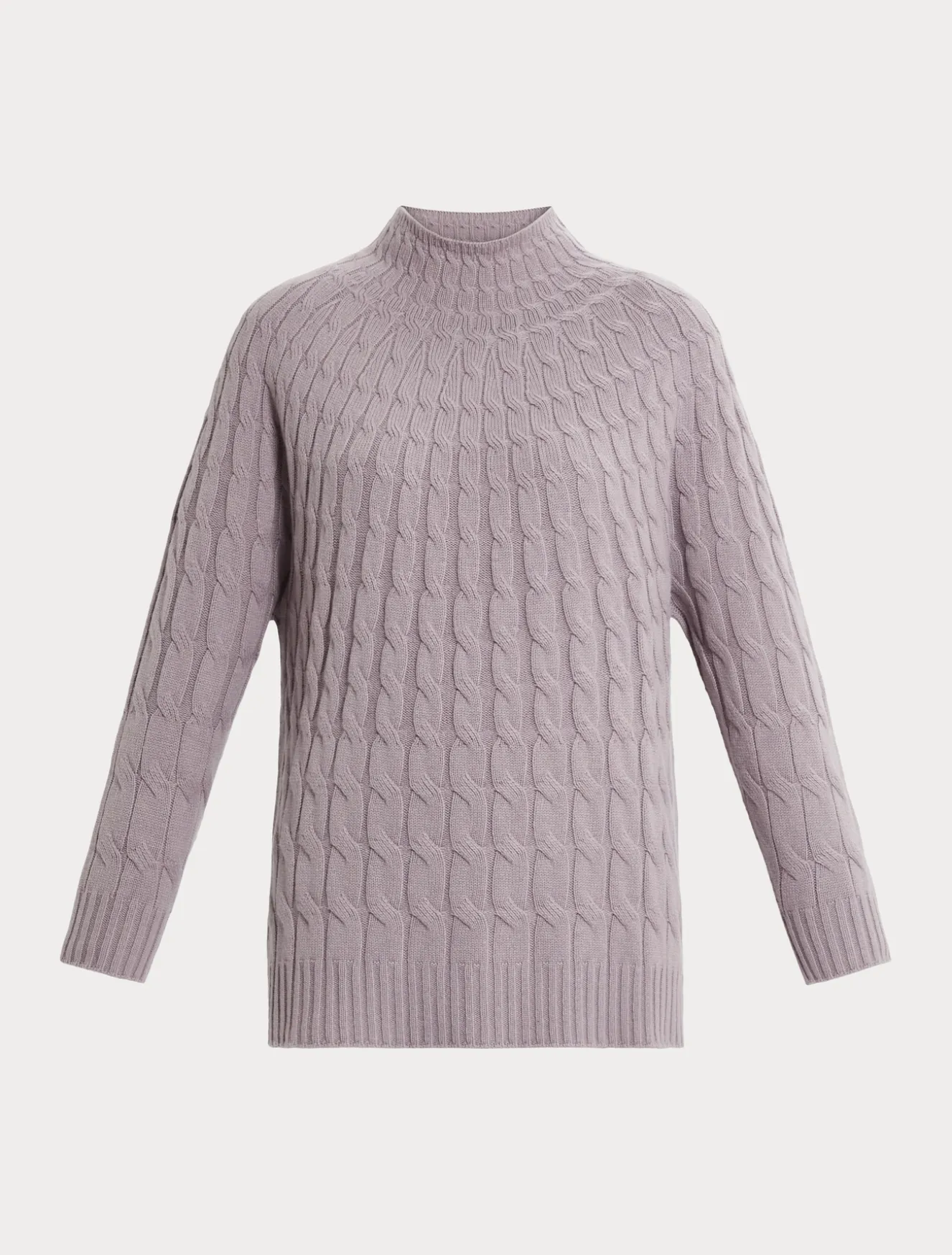 Zopfstrickpullover aus Kaschmir-Mischung